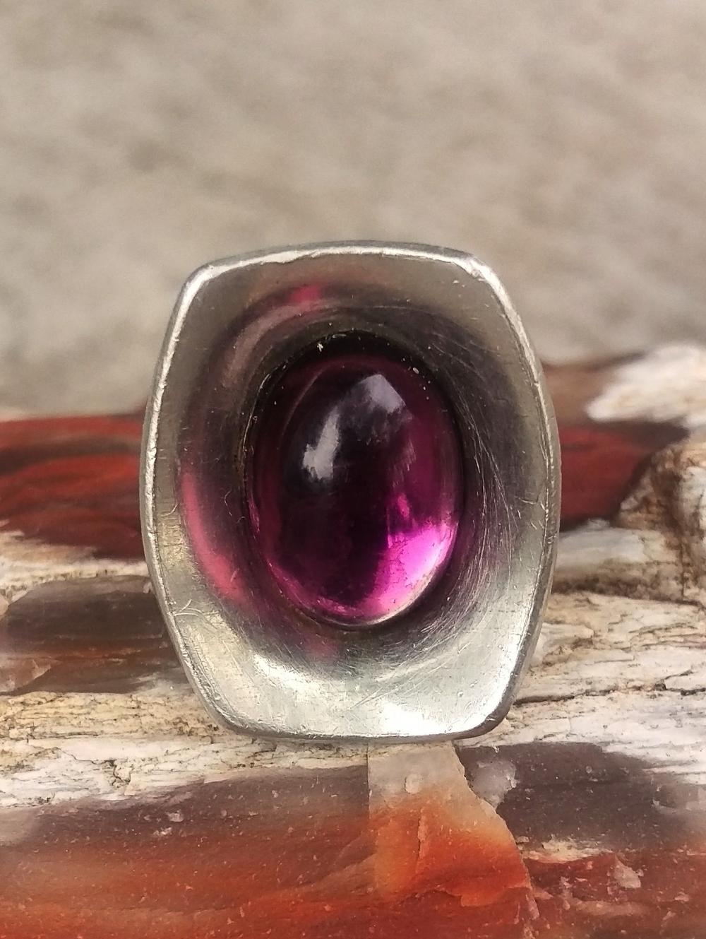 Vintage Danish MCM Modernist Ring